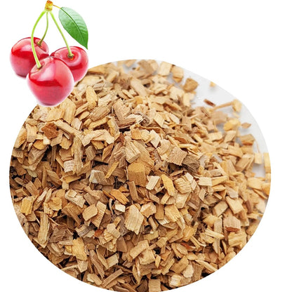 500g BBQ Smoking Wood Chips, 0.6-0.8cm, Applewood, Oak, Cherrywood or Hickory