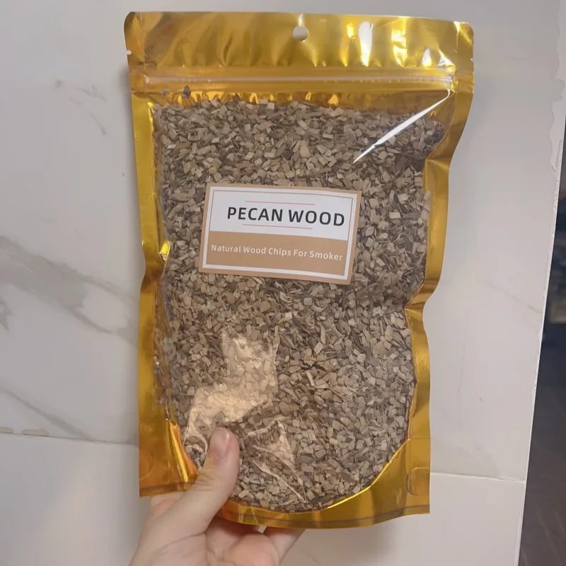 BBQ Smoking Wood Chips 125g or 250g, 10 Wood Flavours for Smokers and Cocktail Smoking - 250g pecan