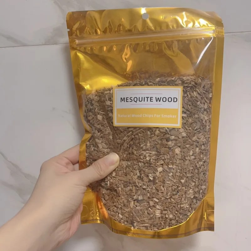 BBQ Smoking Wood Chips 125g or 250g, 10 Wood Flavours for Smokers and Cocktail Smoking - 250g mesquite