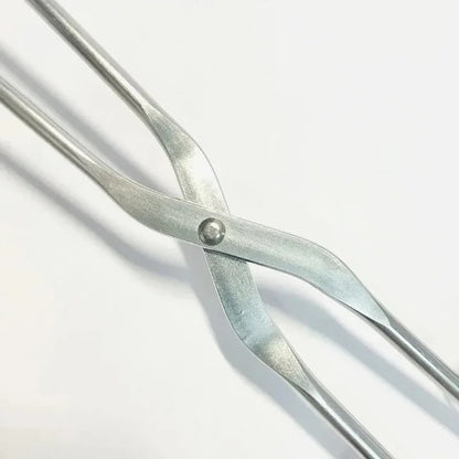 Stainless Steel BBQ Tongs with Hollow Oil-Control Design, 24cm or 30cm