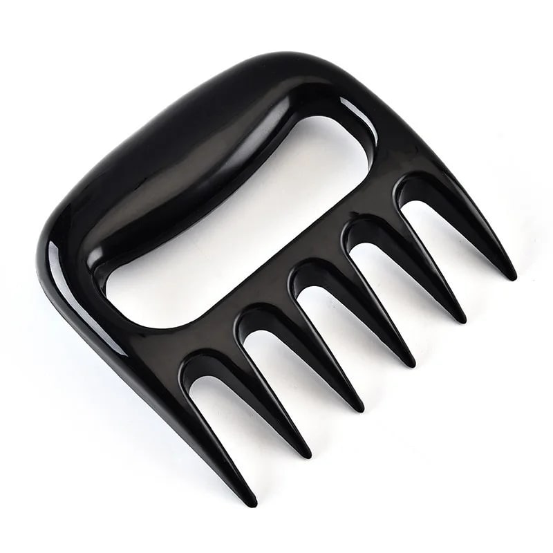Stainless Steel Bear Claw Meat Shredder Fork, 9.5 x 11.5 cm, 1 Piece - 1PC plastics