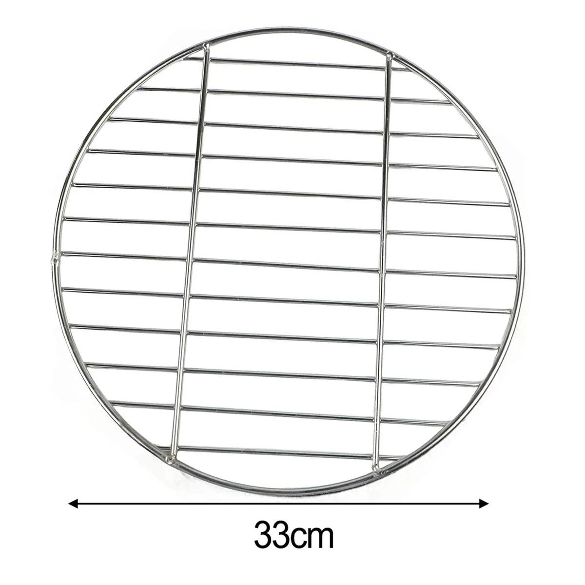 Round Stainless Steel BBQ Grill Grate, 28cm, 33cm or 38cm - 33cm