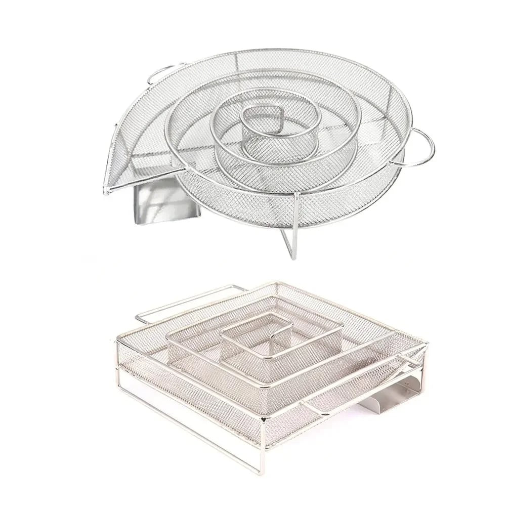 Cold Smoke Generator for BBQ, Stainless Steel Wire Mesh, Multiple Sizes