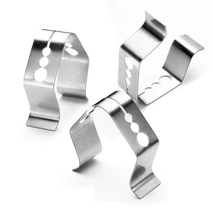 bbqdeals 3-Piece Stainless Steel BBQ Probe Clips for Weber, Maverick,