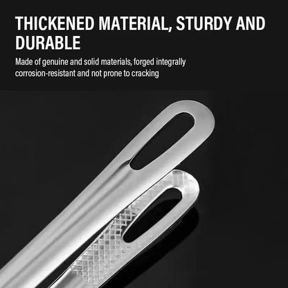Stainless Steel BBQ Food Tongs with Non-Slip Grip, 24.5cm or 28.5cm