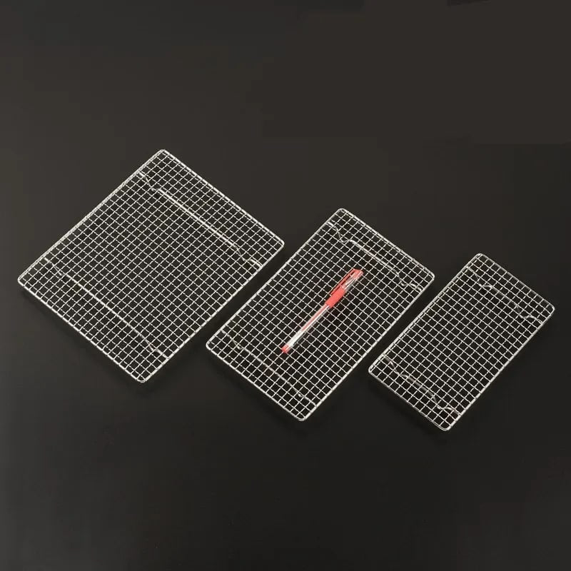 304 Stainless Steel BBQ Grill Mesh, Baking Rack and Tray Net, Multiple Sizes