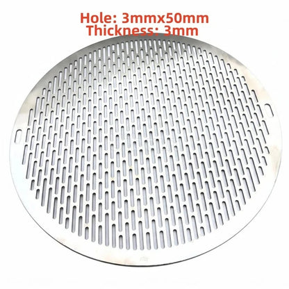 Round Barbecue Grill Mesh Rack, 304 Stainless Steel, 10-36cm