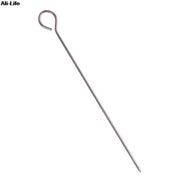 Stainless Steel BBQ Skewers with Loop Handles, 15cm, 20cm or 30cm