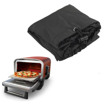 Pizza Oven Cover, Black Oxford Fabric, 21.5 x 17.7 x 15.1in