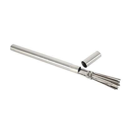 Stainless Steel BBQ Skewers, 30cm, 50 Sticks with Barbecue Tube