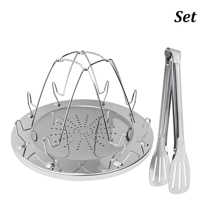 Foldable Stainless Steel Camping Toaster Rack for Gas Stoves, 4-Slice Bread Toast Holder - Set