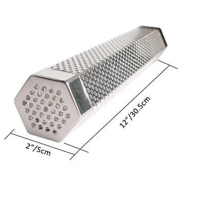 Xbees Stainless Steel Cold Smoke Generator Tube, 30.5cm - B