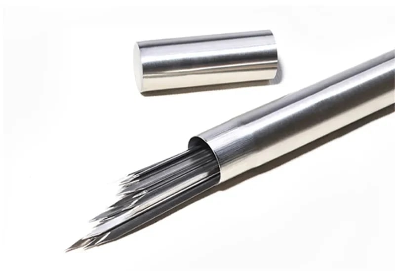 304 Stainless Steel BBQ Needle Skewers, 34cm, 50 or 100 Pack
