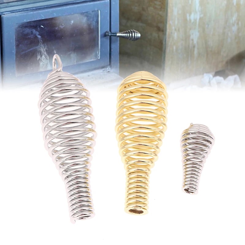 Steel BBQ Spring Handle for Grill, Stove or Cabinet, 3 Wire Diameters