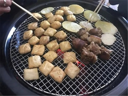 Round Metal BBQ Grill Mesh for Cooking, Baking and Barbecue, 15cm to 50cm Sizes