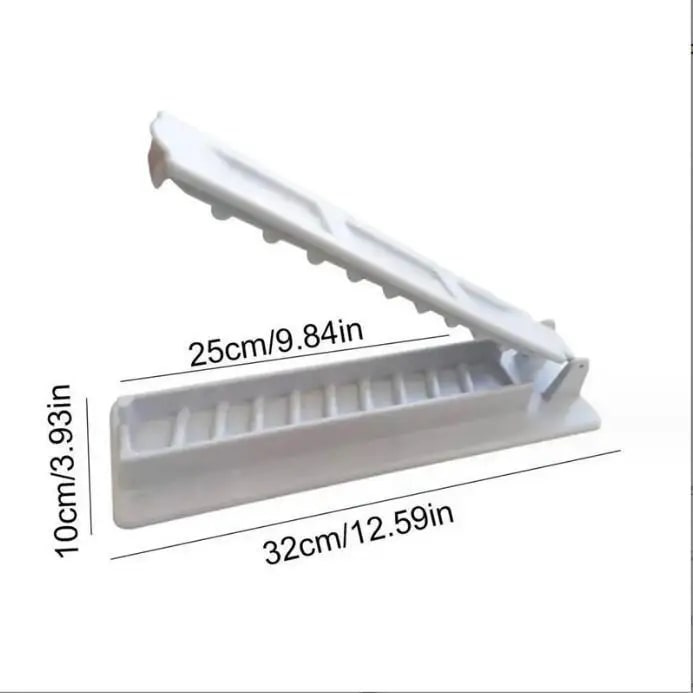 Manual Plastic Kebab Maker Press, 32cm BBQ Skewer Mould, 1 or 2 Pack - White 1PC