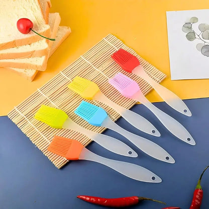 20-Piece Silicone BBQ Basting Brush Set, 16.6cm, Random Colours