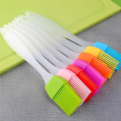 20-Piece Silicone BBQ Basting Brush Set, 16.6cm, Random Colours