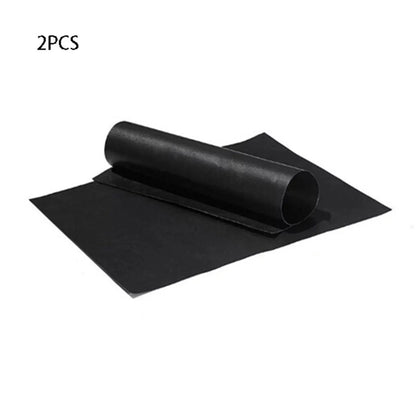 Reusable PTFE BBQ Grill Mat 40 x 33cm, Non-Stick Black Liner
