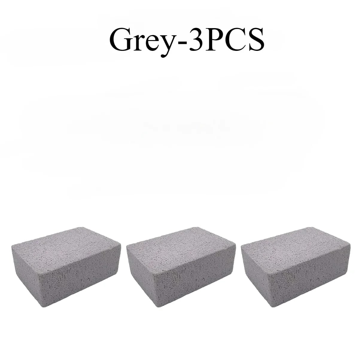 BBQ Grill Cleaning Brick, Pumice-Style Grill Grate Cleaner 10 x 6 x 2cm - 3PCS