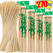 Natural Bamboo BBQ Skewers, 15cm to 30cm, 90 to 270 Pack