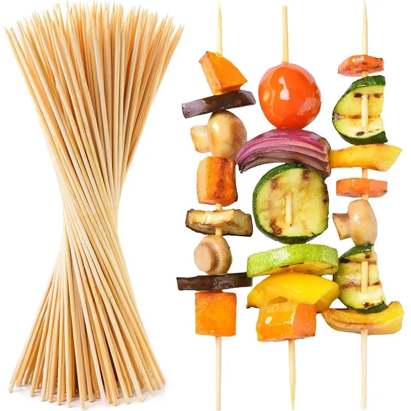 Natural Bamboo BBQ Skewers, 15cm to 30cm, 90 to 270 Pack