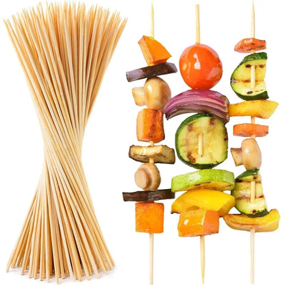Natural Bamboo BBQ Skewers, 15cm to 30cm, 90 to 270 Pack