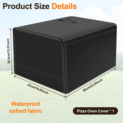 willstar Pizza Oven Cover Waterproof Oxford Fabric 43 x 56 x 30.5cm for MO201