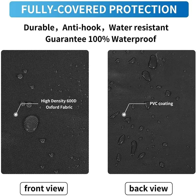 Outdoor BBQ Cover, Waterproof Fabric Grill Cover, 5 Sizes