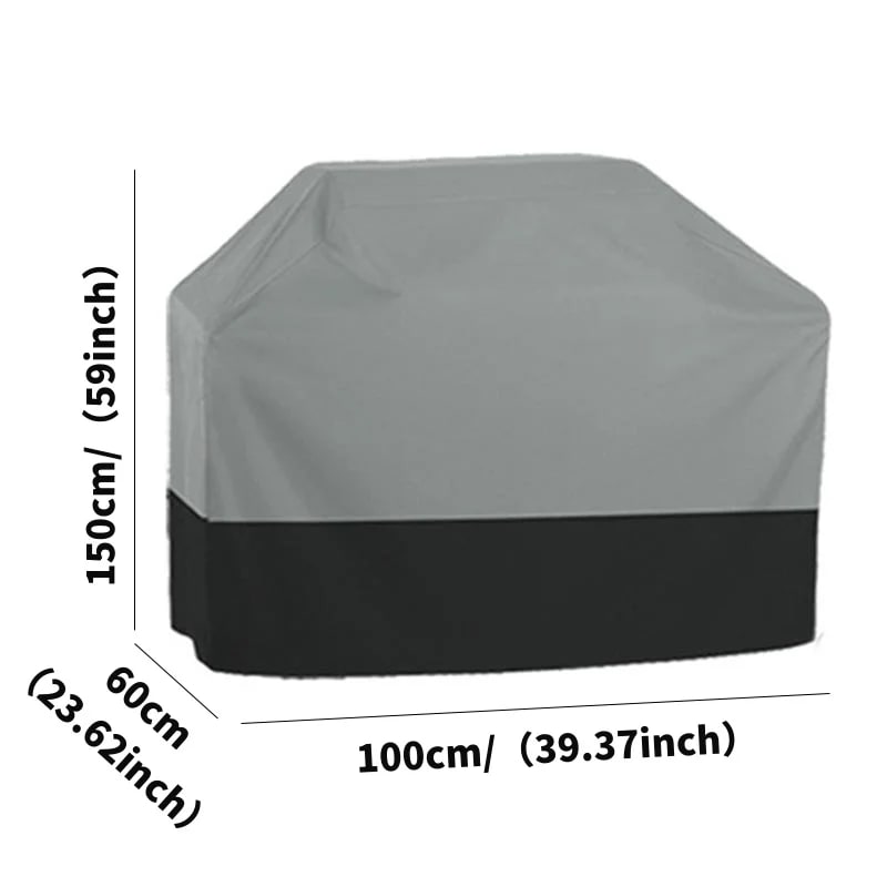 Outdoor BBQ Cover, Waterproof Fabric Grill Cover, 5 Sizes - 21D 100x60x150cm