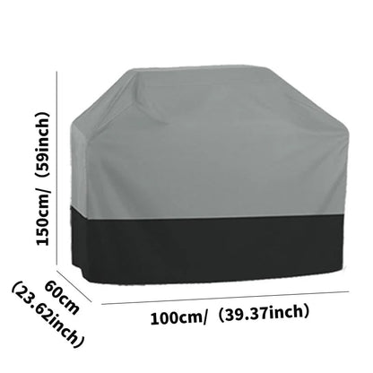 Outdoor BBQ Cover, Waterproof Fabric Grill Cover, 5 Sizes - 21D 100x60x150cm