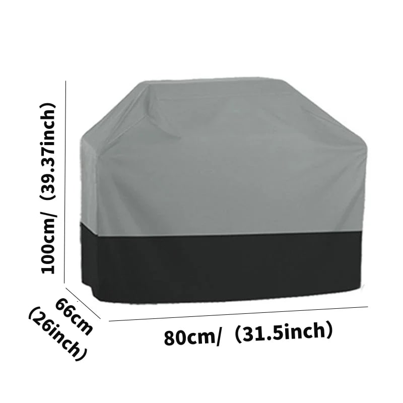 Outdoor BBQ Cover, Waterproof Fabric Grill Cover, 5 Sizes - 21D 80x66x100cm