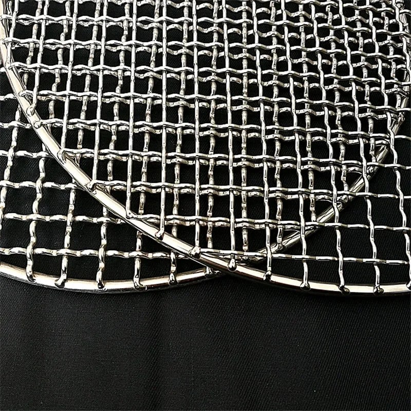 304 Stainless Steel Round Grill Mesh Rack, 13cm to 50cm Sizes