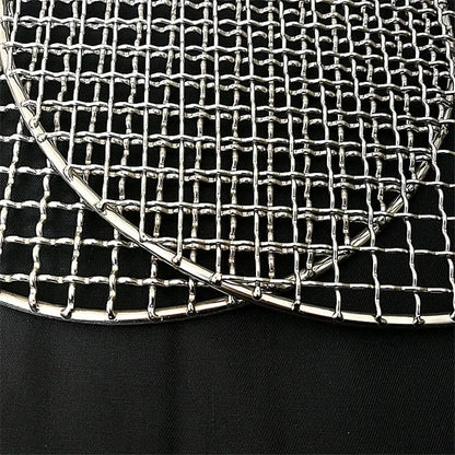 304 Stainless Steel Round Grill Mesh Rack, 13cm to 50cm Sizes