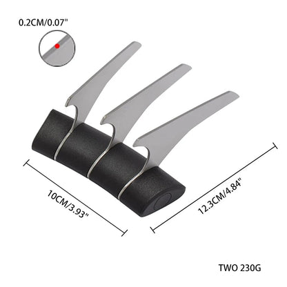 Stainless Steel BBQ Meat Shredder Claws, 2-Piece Pulled Pork Fork Set