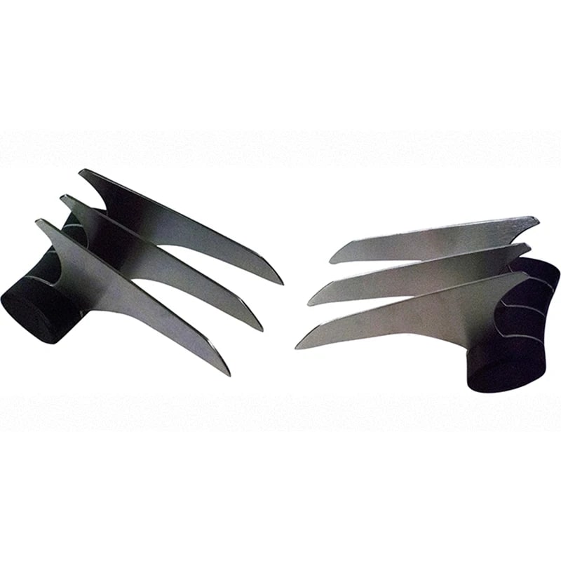 Stainless Steel BBQ Meat Shredder Claws, 2-Piece Pulled Pork Fork Set