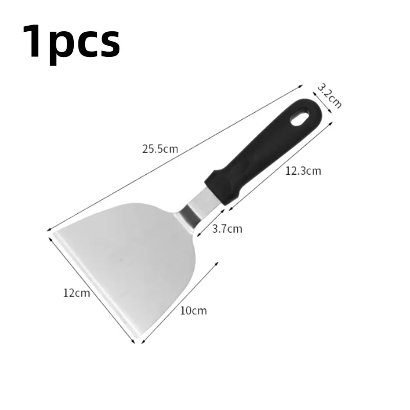 Stainless Steel Griddle Spatula Turner for Burgers, Pancakes and BBQ Grills - B-1pcs