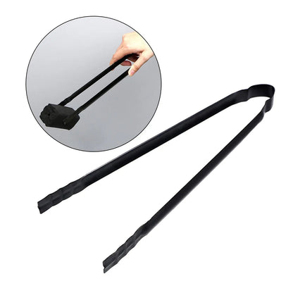 Metal Charcoal and Firewood Tongs, 30cm, with Shaped Gripping Ends