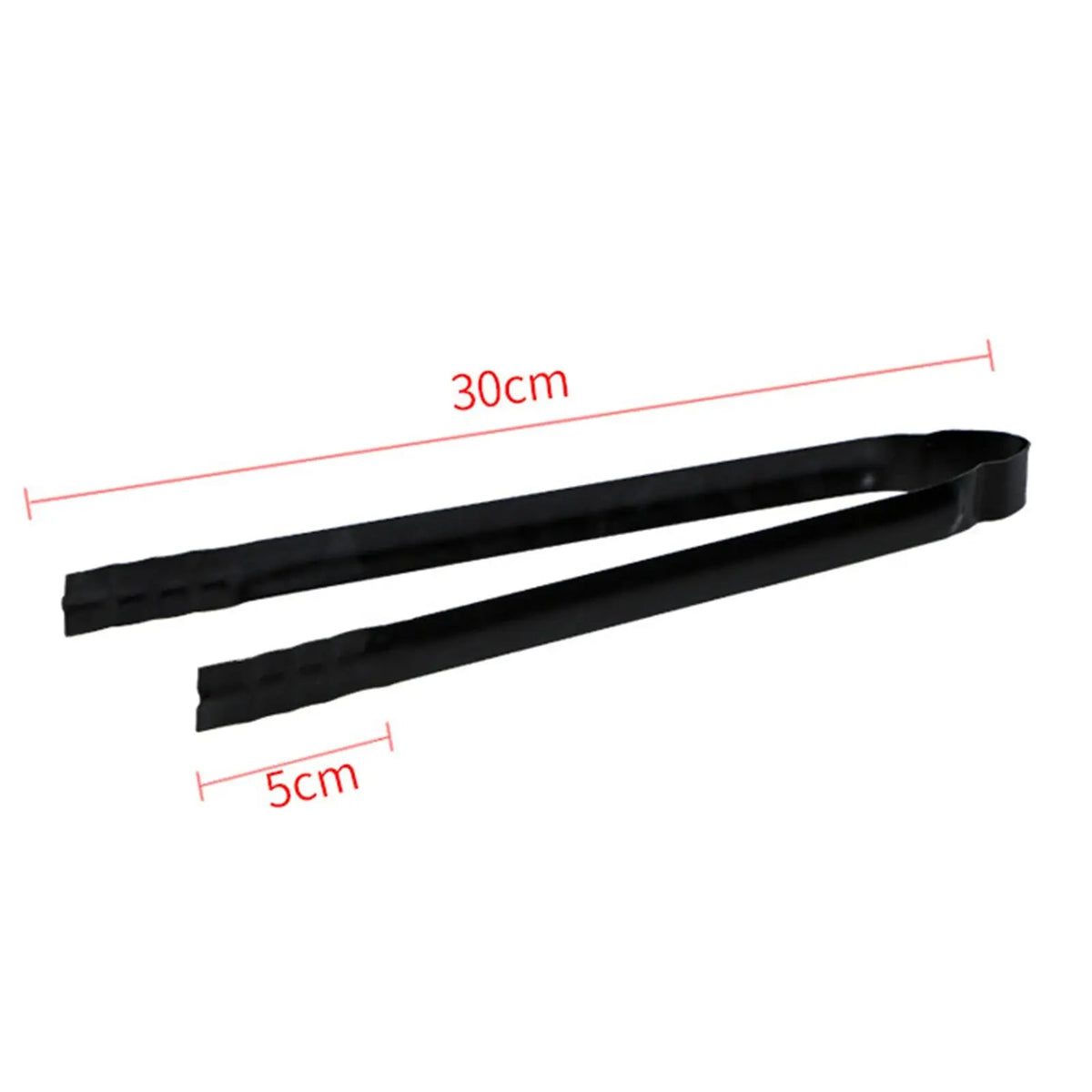 Metal Charcoal and Firewood Tongs, 30cm, with Shaped Gripping Ends