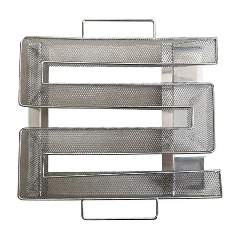 Metal Mesh Cold Smoke Generator for Barbecue, 4 Shape Options - M-type