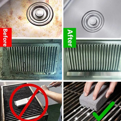 BBQ Grill Cleaning Brick High-Pressure Sponge 10 x 7 x 4cm