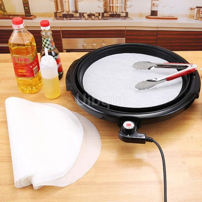 Round BBQ Paper Discs, 500 Pack, 15-40cm Sizes for Burger Presses and Griddles