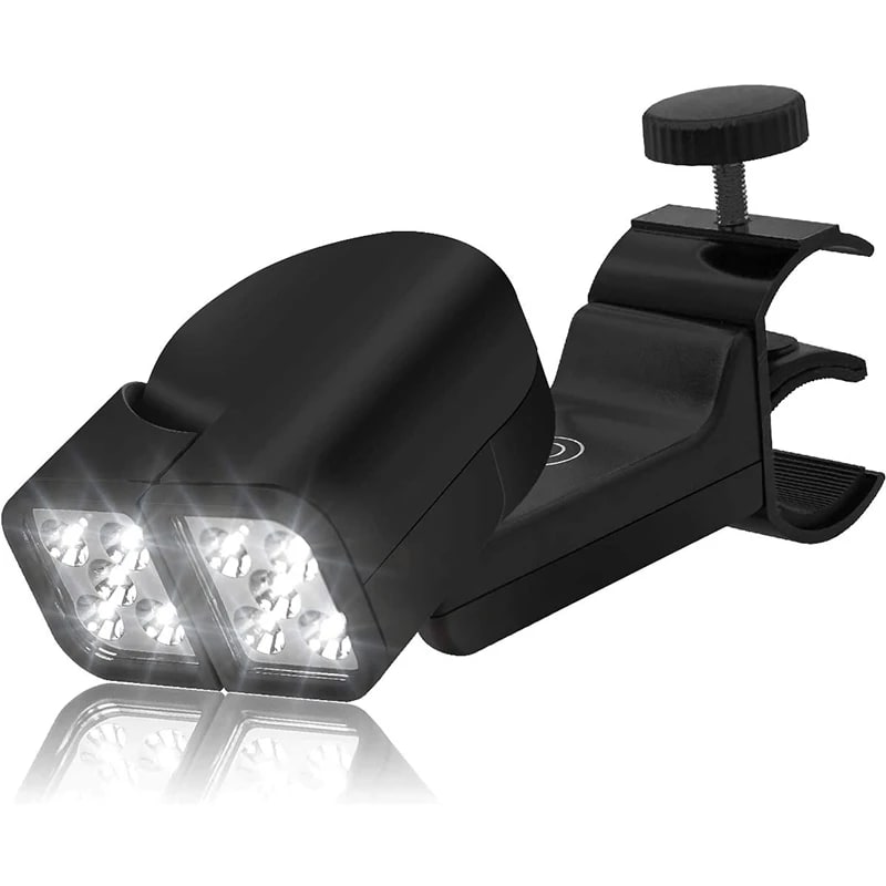 Portable LED BBQ Grill Light, 90° Adjustable, 10 LEDs, 100 lm, 2 Pack - BBQ lamp