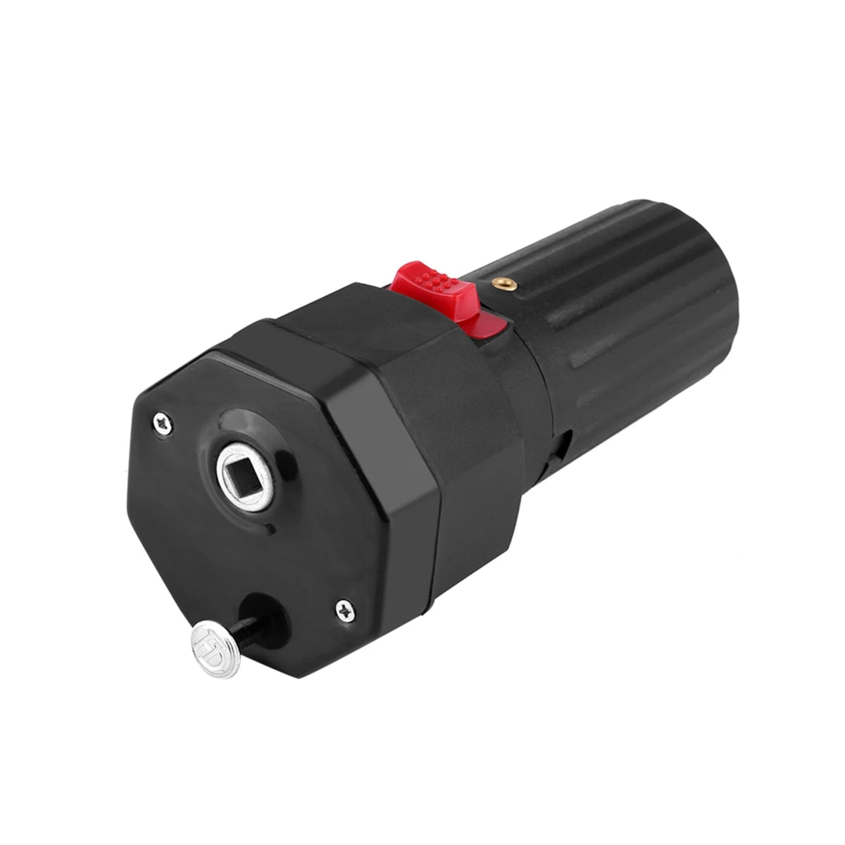 Portable BBQ Rotisserie Motor, 1.5V D Battery, 3-3.5 RPM, Black