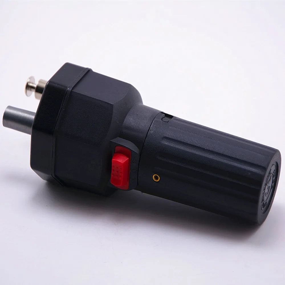 Portable BBQ Rotisserie Motor, 1.5V D Battery, 3-3.5 RPM, Black