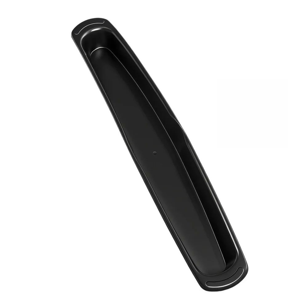 Replacement BBQ Drip Pan 12.3 Inch Black Plastic Grease Tray