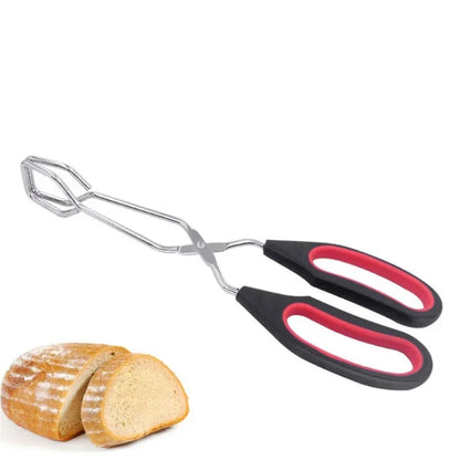 FSMHOME Barbecue Scissor Tongs with Long Handle, S, M or L