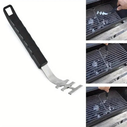 Stainless Steel Grill Grate Lifter 27.5cm Anti-Scald Barbecue Tool
