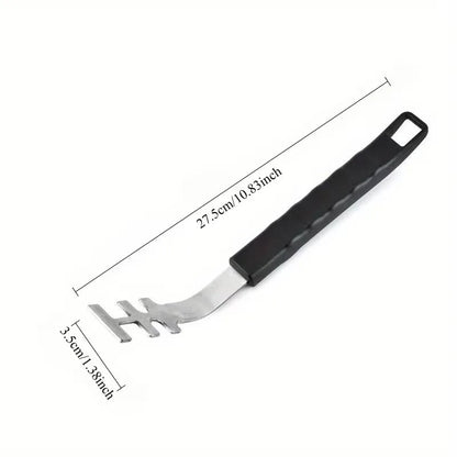 Stainless Steel Grill Grate Lifter 27.5cm Anti-Scald Barbecue Tool