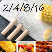 Stainless Steel Corn Holders for Barbecues and Outdoor Serving, 2/4/8/16 Pack